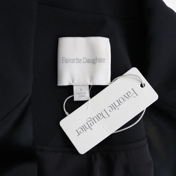 NWT Favorite Daughter The Bad Reputation Blazer Black Small - Picture 9 of 13